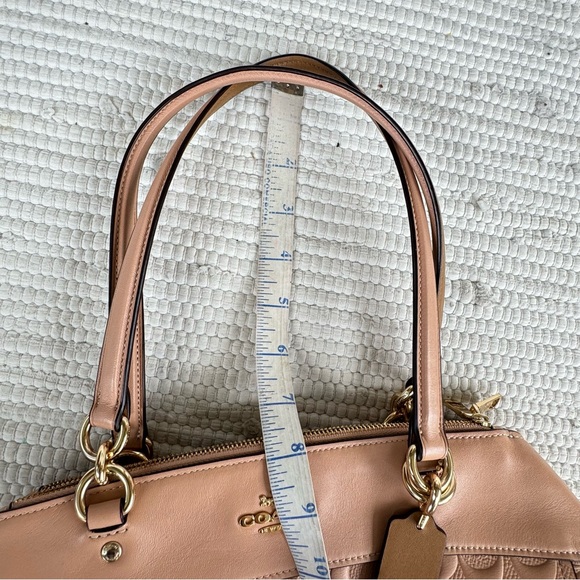 COACH BROOKE CARRYALL IN SIGNATURE LEATHER   BEECHWOOD/LIGHT GOLD - Picture 13 of 13
